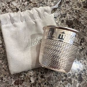 NWT Bergdorf Goodman RHV&Co Just a Thimblefull Silverplate Jigger